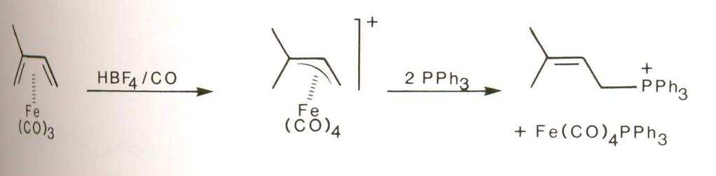 Rendszeres fémorganikus kémia 2009-2010 (120) Allilkomplexek (η 3 -allil-fém kapcsolat) Jellemzı reakció: a koordinált allil-ligandum szelektív elektrofil szubsztrátként viselkedik.