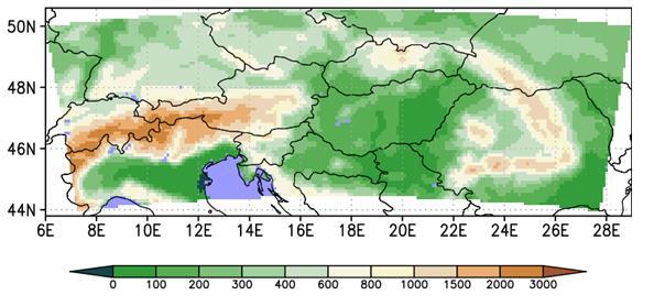 4. A RegCM4.5 regionális klímamodell alkalmazása és a validációs adatbázis Ebben a fejezetben a RegCM4.