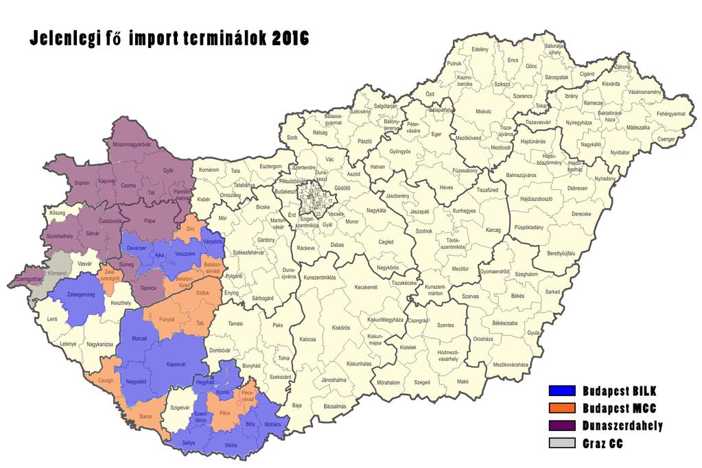 Járási szintű forgalmi vizsgálat egy becsült körben 1.