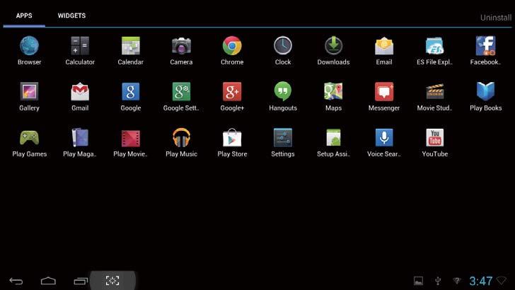 2. A monitor beállítása 2.4-4 APPS (Alkalmazások) menüképerny 1.