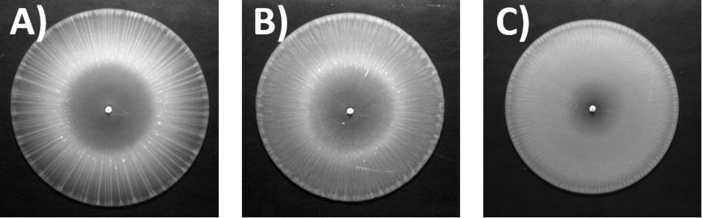 7.1. táblázat. A vegyes csapadékmintázatot leíró mennyiségek: a belső (r b ) és a külső (r k ) sugár, a szálak száma (N), és a gravitációs áram átlagos magassága ( h).