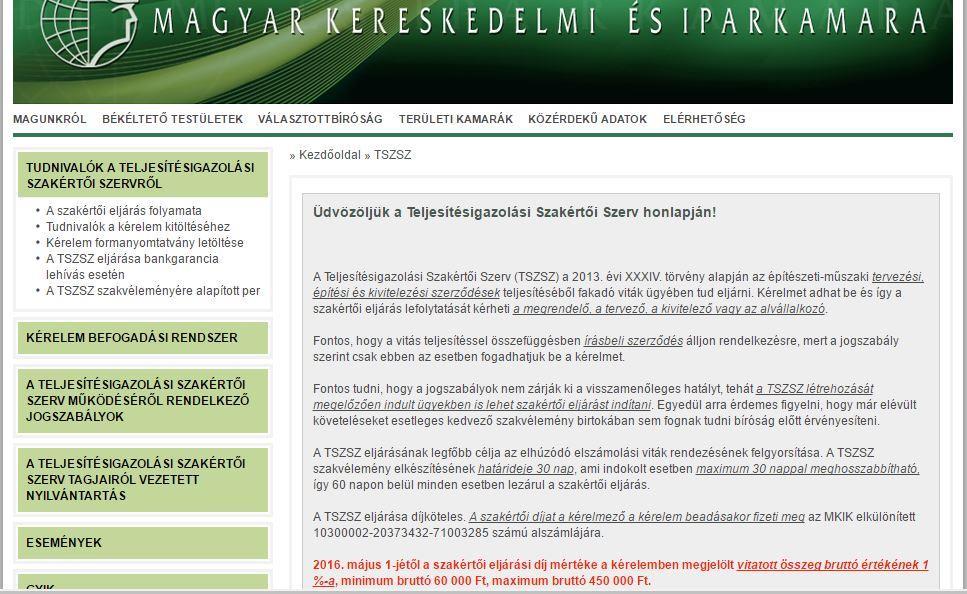 5 Internetes elérhetőség http://www.mkik.