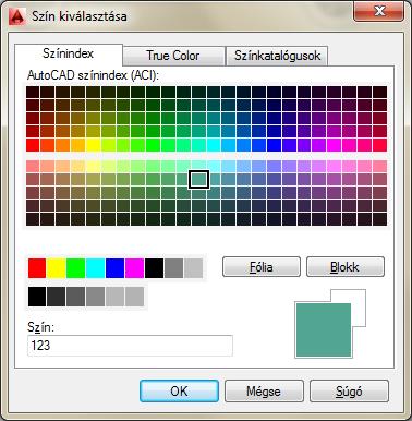 24 SZÍNEK HASZNÁLATA sítjuk, amelyet megtehetünk még az Eszközök/ Paletták Tulajdonságok paletta Szín mezőjéből is.