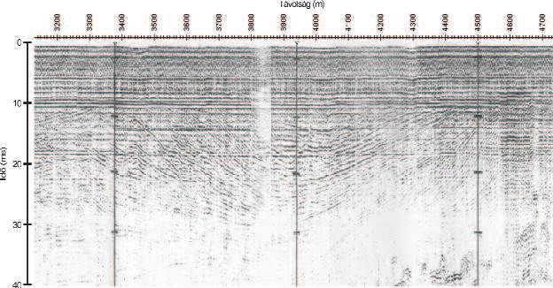 Balatonon végzett korábbi szeizmikus mérések újraértékelése 283 III. tábla Plate III 1. kép.