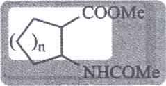 2011/1. Acta Pharmaceutica Hungarica 131 - «) n (±)-AS C O O H NHi -^.C O O M e I ^ N H C O M e (IH*A I i V l.c H 2N2 2. (MeCO)2Q, DMAP 12. ábra N ^ C O O M e ' Z U / N H C O M e fi (±M3A 11!