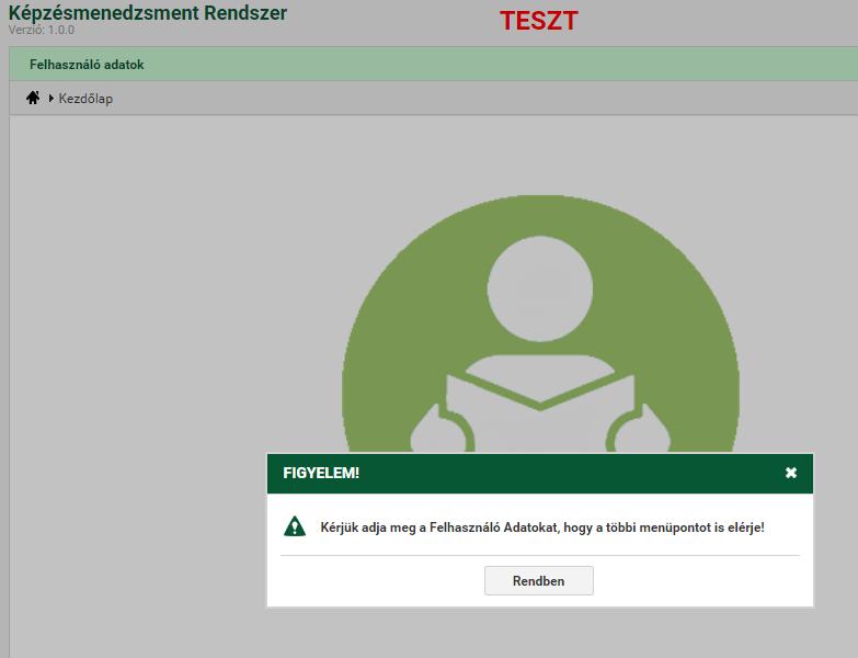 4. Alkalmazás funkciói Az alkalmazásból elérhető karbantartó és lekérdező felületek, illetve az adott felületen található speciális esetek leírása. 4.1.