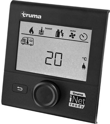 ábra Truma CP plus Digitális Truma CP plus kezelőegység klímaautomatikával inet-re alkalmas Combi Truma fűtőberendezésekhez és Aventa eco, Aventa comfort (24084022 04/2013 sorozatszámtól kezdve),