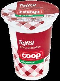 Coop félzsíros túró