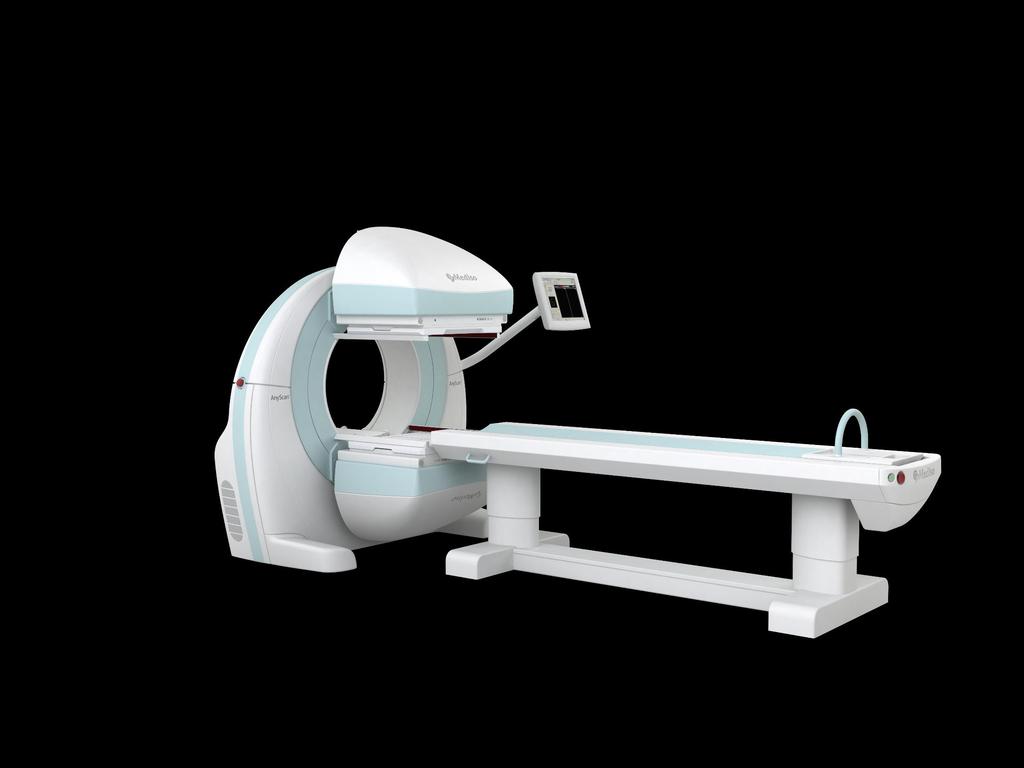AnyScan FAMILY Clinical line AnyScan S (SPECT) Large rectangular FOV Outstanding intrinsic spatial resolution and NEMA