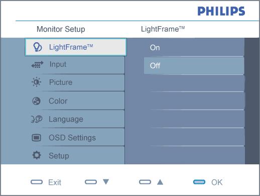 Az OSD leírása Képernyőn megjelenő menü (OSD) Az OSD fa Az OSD leírása Mi az az OSD? Valamennyi Philips LCD-monitor rendelkezik képernyőn megjelenő menüvel (On-Screen Display - OSD).