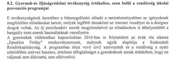 VIII. Az önkormányzat és a civil szervezetek közötti együttműködés Önkormányzatunk a következő