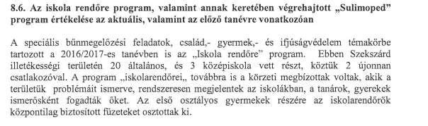 gondoskodást igénylő gyermekek javát, épülését szolgálja.