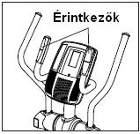 5. Ha szükséges, mérje meg a pulzusát. Ha a markolati pulzusérzékelőn lévő fémérintkezőkön átlátszó műanyag fólia van, távolítsa el azokat. Ezenfelül, ügyeljen arra is, hogy keze tiszta legyen.