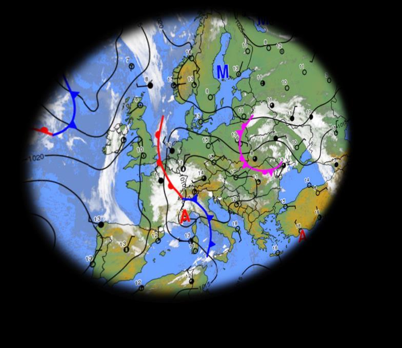 MÁJUS 2 A hónap közepén a Kárpát-medencétől északkeletre és délnyugatra is egy-egy magassági hidegörvény határozta meg az időjárást, így Ukrajnában és a mediterrán térségben is változékony, az