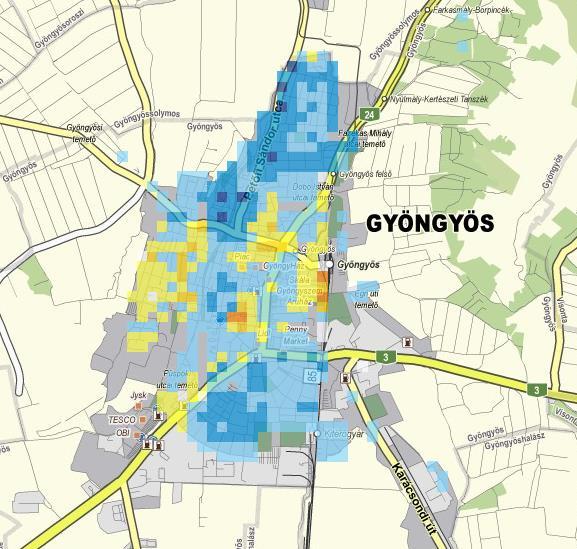 GYÖNGYÖS Erősebben differenciált árak beépítés miatt Gyors árcsökkenés, a deflált árak még a 2011-es szintet sem érik el!