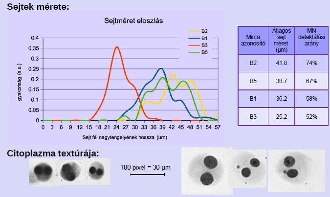 CBMN- Minta minőségi indexek és eredmények Hülber T, Pesznyak C et al.