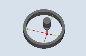 3.3 Munkadarab mérés (marás) A beállítási folyamat során megállapításra kerül a kalibráló gyűrű középpontja (a beállítási változatnak megfelelően) és annak távolsága a kezdő pozíciótól.