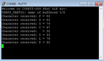 USBFS_UART02 főprogram A program kiírja a számítógéptől kapot karaktert és annak ASCII kódját. #include <project.h> #include "stdio.