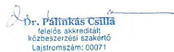 L. SZAKMAI AJÁNLAT