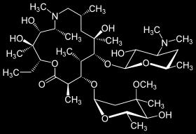 Azitromicin Makrolid, szintetikus eritromicin származék Széles hatásspektrum Gram-,