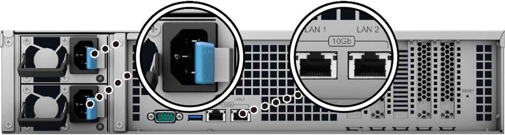 A FlashStation elindítása 1 Csatlakoztassa a tápkábel egyik végét a FlashStation