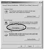 Driver-telepítés és -beállítások (Windows) Windows 2000-használóknak 1 2 Húzza ki az összes USB-kábelt (az esetleges használt USB-billentyűzet és -egér kivételével).