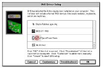 Driver-telepítés és -beállítások (Macintosh) 6 A keresés végeztével ellenőrizze, hogy az OMS Driver Setup párbeszédablakban látható-e a BOSS GT-PRO, majd kattintson az [OK]-ra.