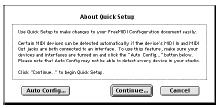 Második vagy későbbi alkalommal válassza a File menüből a FreeMIDI Preferences opciót. 5 6 * Az OMS is installed on this computer. üzenet megjelenésekor kattintson a [FreeMIDI]-re.