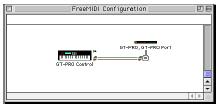 A szerkesztéshez kattintson az eszköz nevére. Device 1: GT-PRO Control 11 12 13 A File menüből válassza ki a [Save] opciót a beállítások mentéséhez. Lépjen ki a FreeMIDI Setup-ból.
