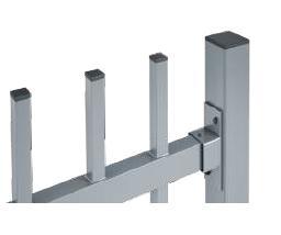 K MODERN PANEL KERÍTÉS MP-01 TÁJÉKOZTATJUK ÖNÖKET, HOGY 2 m²-nél KISEBB PANELEK ESETÉN 2 m² KERÜL