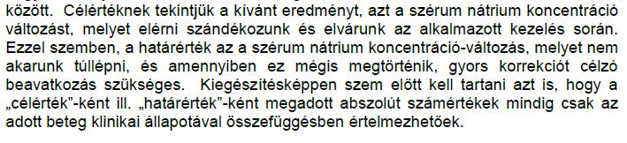 A hypotoniás hyponatraemia