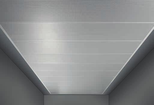 AMF MONDENA Folyosói rendszer paneles lapok árnyékfugával beakasztott kivitel Oldal