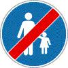 ábra); a tábla olyan önálló utat jelez, amely a gyalogosok közlekedésére szolgál; jármű közlekedése a gyalogúton tilos; 6/b.