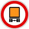 ábra), a tábla azt jelzi, hogy az útra veszélyes anyagot szállító járművel behajtani tilos; 5. ábra y/-.5 5.