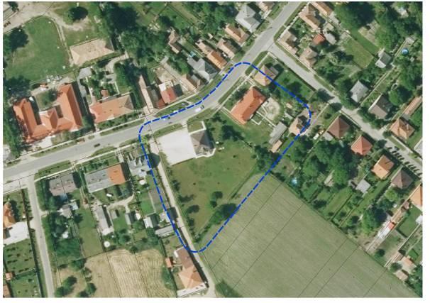 JÁNOSSOMORJA TELEPÜLÉSRENDEZÉSI ESZKÖZÖK MÓDOSÍTÁSA 34 6. 1734 ÉS 1736/1 HRSZ.-Ú TELEK TÖMBJÉNEK ÁTSOROLÁSA LKE1 JELŰ ÉPÍTÉSI ÖVEZETBE 6.1. TERVEZÉSI TERÜLET BEMUTATÁSA 6.1.1. Tervezési terület elhelyezkedése A módosítással érintett terület a szabályozási terv 4, szelvényét érinti.