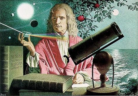 Newton dinamikája Newton 4 törvénye, ahogy ma is tanítjuk Newton gravitációja A Kopernikusz-féle hipotézis Kepler által adott változatának matematikai bizonyítása Newton optikája Távcső, színbontás,