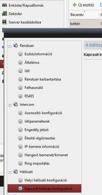 3.5.Beltéri egységek programozása Először lépjünk be a beltéri egység távoli konfigurációjába.