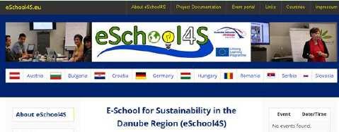 Projekt információ: eschool4s egy nemzetközi e-learning platform a kollaboratív tanulásért Az eschool4s alapötlete, hogy egy olyan országokon átívelő és többszintű együttműködést hozzon létre a
