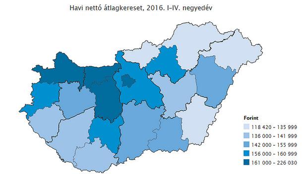 Amit szintén lehet tudni: jövedelmi szint szerint sem homogén az ország Azaz