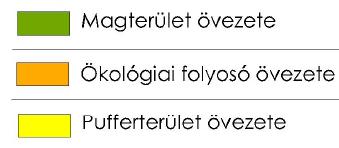 Megyei övezete ) rszágos öológii hálózt övezete Öológii folyosó övezete és pufferterület övezete A településrendezési terv M megyei TrT lpján lehtlt z öológii folyosó övezetét és