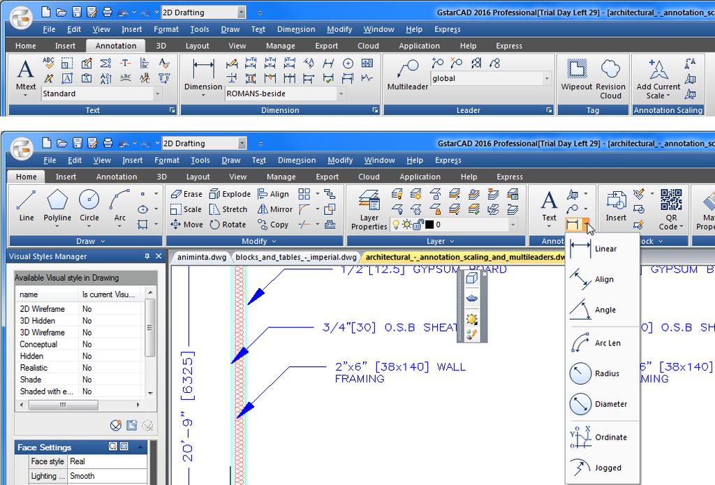 RAJZMÉRETEZÉS 9 A méretezéshez tartozó rajzelemek megjelenítését méretváltozók szabályozzák (egyébként az AutoCAD programmal teljesen megegyező módon).