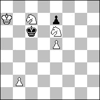 11 K28 J. Hendel Paynes Fam. Journ., 1859. K30 Fadil Abdurahmanović, Feenschach 1995 I #5 5+2 1.b4 Kd7 2.b5 Kc8 3.b6 Kd7 4.