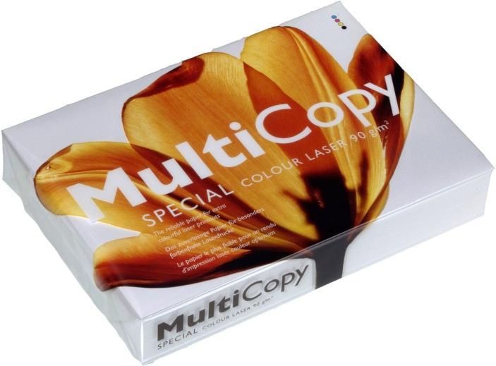 MultiCopy Colour Laser Kényeztesse el színes lézernyomtatóját! Magas fehérségű, kiváló tartású papír. Valamennyi lézer nyomtató típushoz és másológéphez alkalmazható.