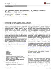 Varró, The Train Benchmark: cross-technology performance