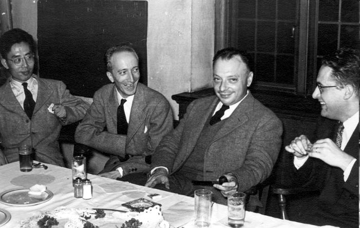 Nobel-díj átvételi ünnepség, Princeton 1945.