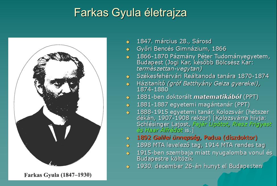 Farkas Gyula.
