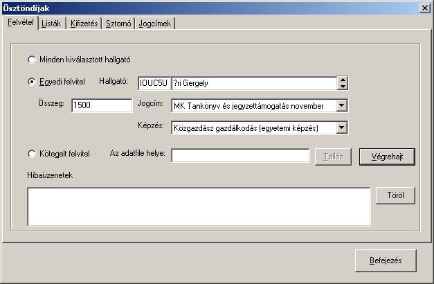 mérföldköveit. Mérföldkövek alatt azokat a szabályokat értjük, amelyeknek egy félév elfogadásához teljesülniük kell.