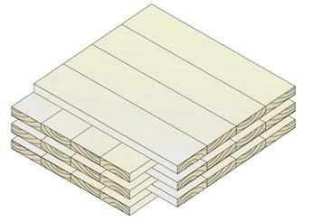 Laminated Veneer Lumber (rétegelt furnérfa) CLT