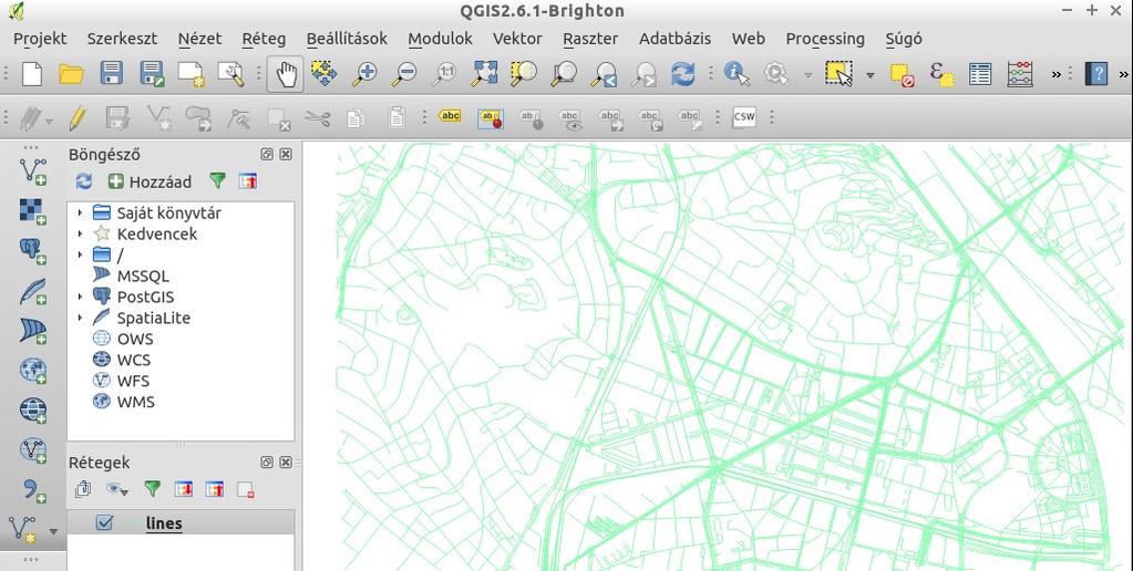OSM adatok OSM adatok letöltése: http://download.geofabrik.de/europe/hungary.html shp, osm, pbf QGIS 2.x Vektor/OpenStreetMap/Download data... http://www.openstreetmap.
