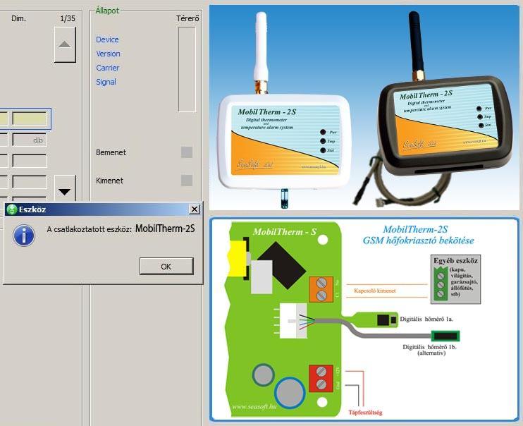 6. A MobilTherm-2S modul felprogramozása számítógépről: A MobilTherm-2S GSM modul felprogramozható, letölthető a Unified néven futó univerzális letöltő szoftverünkkel, annak MicroUSB portján